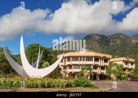 Monument du bicentenaire, Victoria, Mahé, Seychelles Banque D'Images