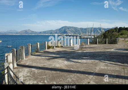 L'Arenella Proto près de Palerme, Sicile, Italie Banque D'Images