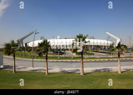 Lekhwiya Sports Stadium (Abdullah bin Khalifa Stadium) à Doha, Qatar Banque D'Images