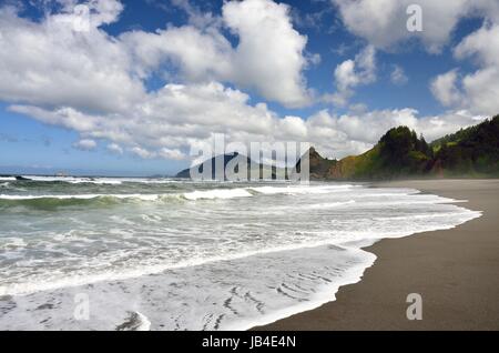 Retz Creek Beach, fumisterie Mountain State Park, comté de Curry, de l'Oregon Banque D'Images