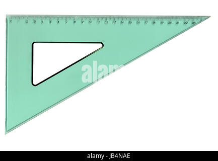 Set triangle carré utilisé dans l'ingénierie et de dessin technique Banque D'Images