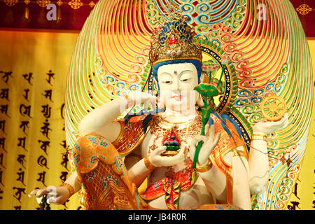 Statue chinoise Guan Yin, sculpture Banque D'Images