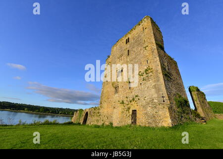 Un château en Irlande dans le comté de Kilkenny, située sur la rivière Suir.. Banque D'Images