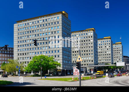 Les bâtiments de la ville Hof à Hambourg, Allemagne Banque D'Images