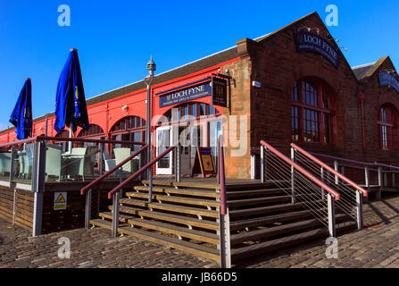 Le Loch Fyne restaurant de fruits de mer dans un ancien marché aux poissons de l'époque victorienne, Newhaven, Édimbourg, Écosse, Royaume-Uni Banque D'Images