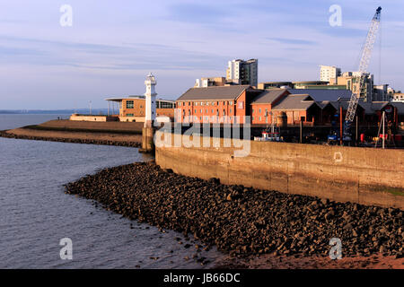 Phare du port de Newhaven, Newhaven, Édimbourg, Écosse, Royaume-Uni Banque D'Images