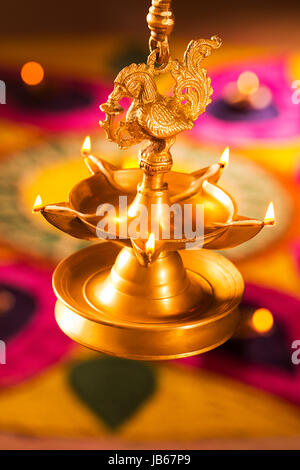 Diwali festival lampe culte ligting spiritualité hindoue Banque D'Images