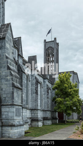 La Cathédrale Christ Church, dans le centre de Nelson, sur l'île Sud de la Nouvelle-Zélande Banque D'Images