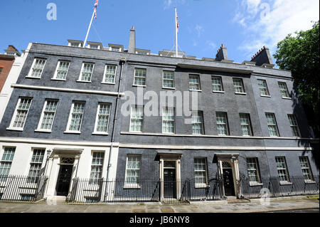 Downing Street, 10 Downing Street, le 11 Downing Street, London, UK Banque D'Images