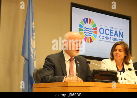 Nations Unies, New York, USA. 8 juin, 2017. L'océan de l'ONU à New York, USA. Credit : Matthew Russell Lee/Alamy Live News Banque D'Images