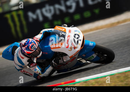 Montmelo, Espagne. 09Th Juin, 2017. # 40 Fabio Quartararo (Fra) Pons Kalex valuations hp40 lors d'un libre exercice de la Gran Premi de Catalunya de Monster Energy, le circuit de Montmelo. Jeudi, Juin 09, 2017. Más Información Gtres Crédit : Comuniación sur ligne, S.L./Alamy Live News Banque D'Images