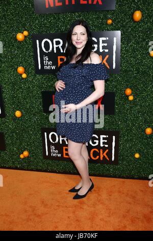 New York, NY, USA. 9 juin, 2017. Laura Prepon aux arrivées d'ORANGE EST LE NOUVEAU NOIR Saison 5 Premiere, attraper, New York, NY Le 9 juin 2017. Crédit : John Nacion/Everett Collection/Alamy Live News Banque D'Images