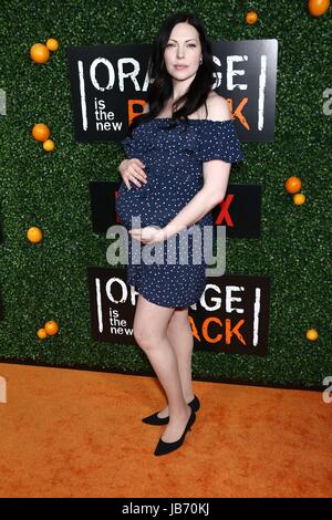 New York, NY, USA. 9 juin, 2017. Laura Prepon aux arrivées d'ORANGE EST LE NOUVEAU NOIR Saison 5 Premiere, attraper, New York, NY Le 9 juin 2017. Crédit : John Nacion/Everett Collection/Alamy Live News Banque D'Images