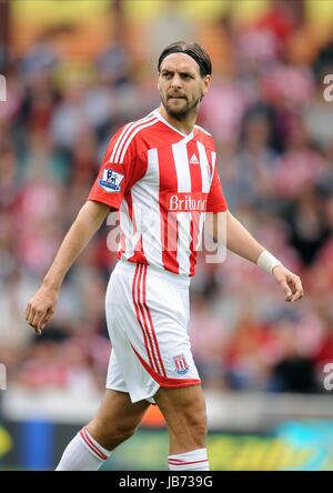 JONATHAN WOODGATE Stoke City FC STADE BRITANNIA STOKE ANGLETERRE 14 Août 2011 Banque D'Images