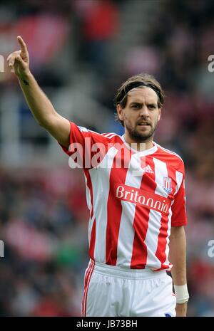 JONATHAN WOODGATE Stoke City FC STADE BRITANNIA STOKE ANGLETERRE 14 Août 2011 Banque D'Images