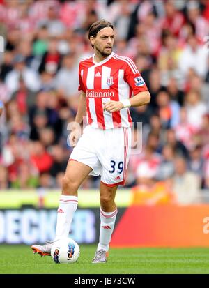 JONATHAN WOODGATE Stoke City FC STADE BRITANNIA STOKE ANGLETERRE 14 Août 2011 Banque D'Images