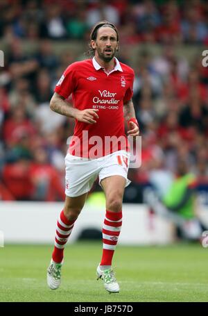 JONATHAN GREENING Nottingham Forest FC CITY GROUND NOTTINGHAM ANGLETERRE 20 Août 2011 Banque D'Images