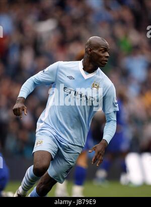 Célèbre Mario Balotelli MANCHESTER CITY V Everton FC ETHIAD STADIUM MANCHESTER EN ANGLETERRE 24 Septembre 2011 Banque D'Images