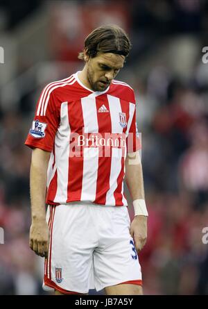 JONATHAN WOODGATE Stoke City FC Stoke City FC LE STADE BRITANNIA Stoke-on-Trent, Angleterre 24 Septembre 2011 Banque D'Images