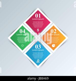 Les infographies origami Vector illustration. Illustration de Vecteur