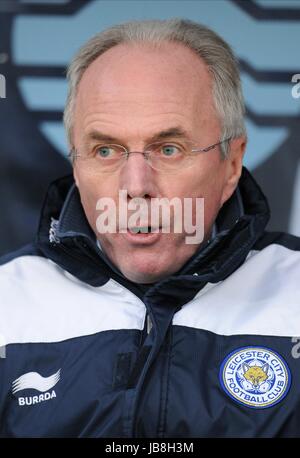 SVEN GORAN ERIKSSON MANAGER de Leicester City Stade KC HULL ANGLETERRE 01 Janvier 2011 Banque D'Images