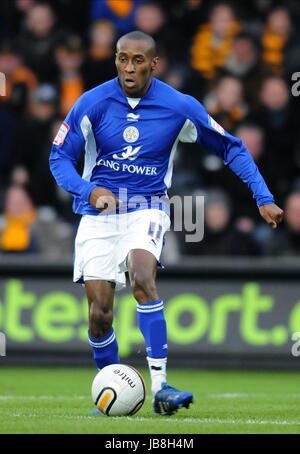 LLOYD DYER Leicester City FC Leicester City FC Stade KC HULL ANGLETERRE 01 Janvier 2011 Banque D'Images