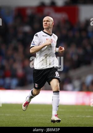 ANDREW JOHNSON FC Fulham FC Fulham VILLA PARK BIRMINGHAM ENGLAND 05 Février 2011 Banque D'Images