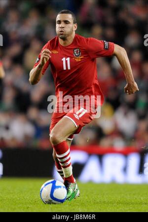 HAL-ROBSON KANU GALLES AVIVA STADIUM DUBLIN RÉPUBLIQUE D'IRLANDE 08 Février 2011 Banque D'Images