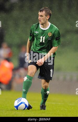 NIALL MCGINN D'IRLANDE AVIVA STADIUM DUBLIN RÉPUBLIQUE D'IRLANDE 09 Février 2011 Banque D'Images