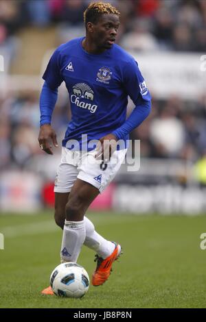 LOUIS SAHA Everton FC Everton FC ST JAMES PARK NEWCASTLE ANGLETERRE 05 Mars 2011 Banque D'Images