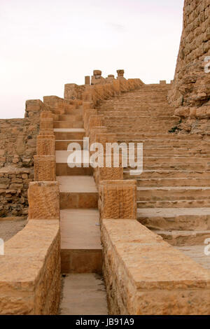 Château des croisés Al - Kerak (Karak) en Jordanie, Asie Banque D'Images