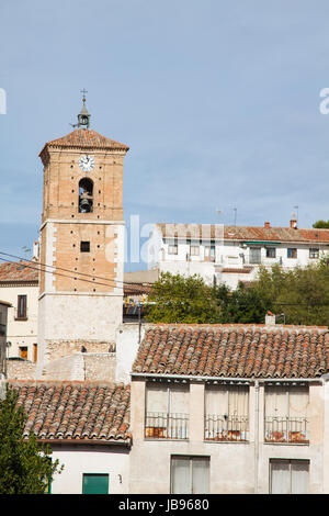 Voir l'historique de la petite ville Chinchon près de Madrid Banque D'Images