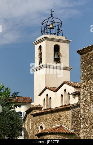 Sainte-maxime, Pfarrkirche, Côte d'Azur, Provence - église située à Sainte-maxime, Côte d'Azur, Provence, Sud de France Banque D'Images