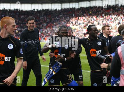 VICTOR HUGO RODALLEGA (MOÏSE STOKE CITY V WIGAN ATH STOKE CITY V Wigan Athletic STADE BRITANNIA STOKE l'angleterre 22 Mai 2011 Banque D'Images