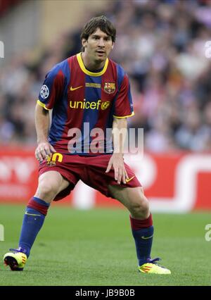 LIONEL MESSI FC Barcelone FC Barcelone stade de Wembley Londres Angleterre 28 Mai 2011 Banque D'Images