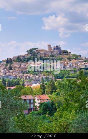 Vue panoramique de Amelia. L'Ombrie. L'Italie. Banque D'Images