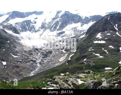 Taschachgletscher Banque D'Images