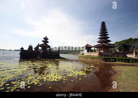 Asien, Suedost, INDONÉSIE, Bali, Insel, Bratansee, Bratan, voir, Lac, Landschaft, Pura Ulun Danu, Tempel, Natur, (Urs Flueeler) Banque D'Images