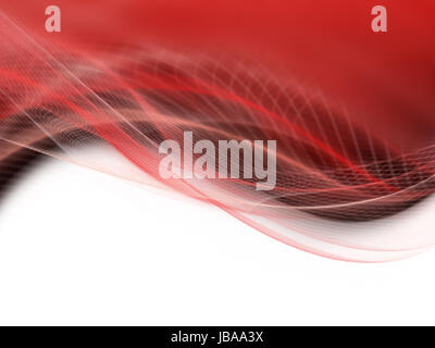 Blanc, Noir et rouge futuristic background moderne avec vagues abstraites Banque D'Images