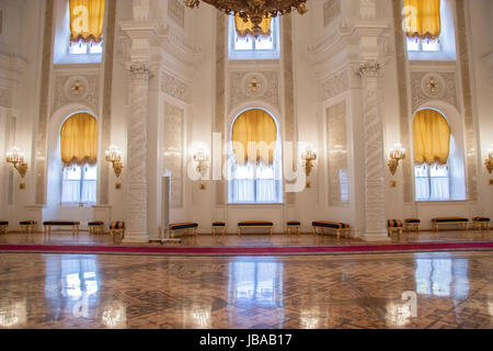 Georgievsky Hall du Palais du Kremlin, Moscou Banque D'Images