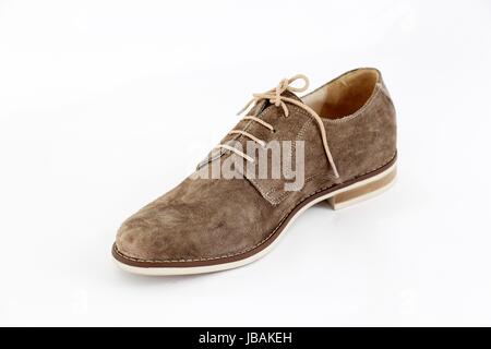 Chaussures hommes sur fond blanc,image d'un Banque D'Images