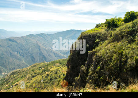 Canyon Chicamocha situé à Santander, Colombie Banque D'Images