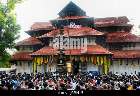 Stock Images l'hindouisme dans le Kerala - Thrissur pooram, Thrissur, Kerala, Inde Banque D'Images