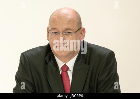 Wreschen, Pologne, Jens Ocksen, président du conseil d'administration de Volkswagen Poznan Banque D'Images