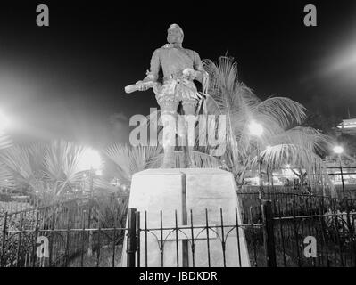 Statue de Miguel Lopez de Legazpi, le premier gouverneur-général de l'Indes espagnoles. Banque D'Images