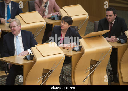 Les politiciens écossais assister aux premiers ministres hebdomadaire des questions à Holyrood, Édimbourg. Avec : Ruth Davidson Où : Édinbourg, Royaume-Uni Quand : 11 mai 2017 Credit : Euan Cherry/WENN.com Banque D'Images