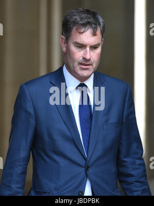 Secrétaire en chef au Trésor David Gauke arrive à Downing Street à Londres. Banque D'Images