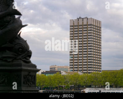 ITV Plc Television Studios à Londres, ITV lancé pour la première fois en 1955, ITV est également le plus ancien réseau commercial du Royaume-Uni. Banque D'Images