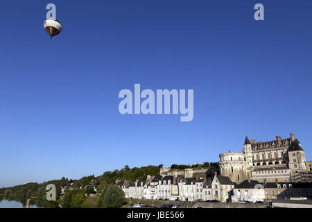 Châteaux de la Loire, le Château Royal d'Amboise, Center-Val De Loire, France Banque D'Images