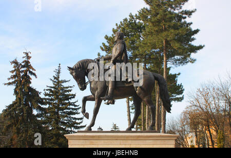 Monument au général Alexei Petrovitch Yermolov à Pyatigorsk, Caucase du Nord, Russie Banque D'Images